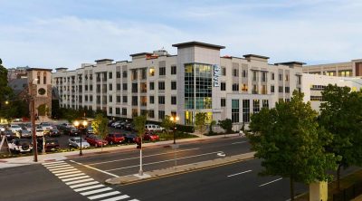 Exterior view of the Stamford Dorm